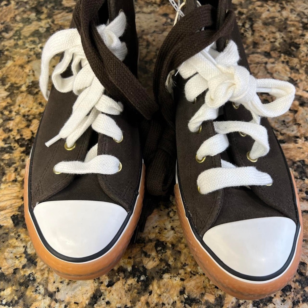 Converse Chuck Taylor All Star Eva Lift Brown Leather High Top Y6 A13366C